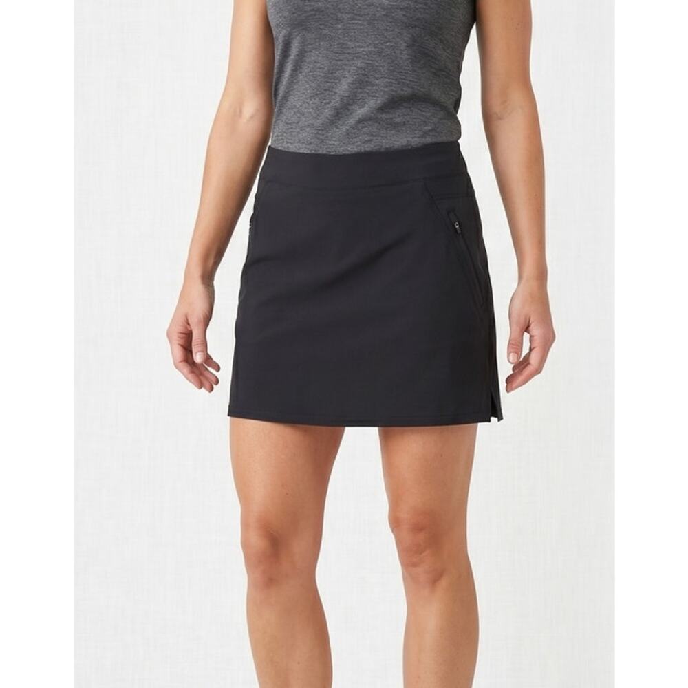 Kyodan Black Athletic Skort with Side Zip Pocket